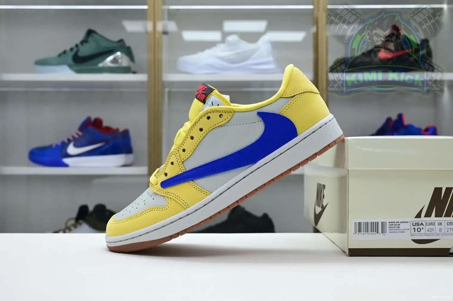 Travis 1Low Kimikick Jordan Canary x Air Jordan Scott 0520